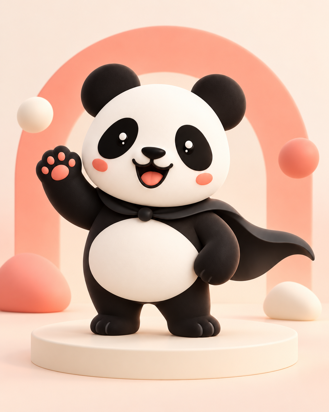OpenPanda panda companion greeting you
